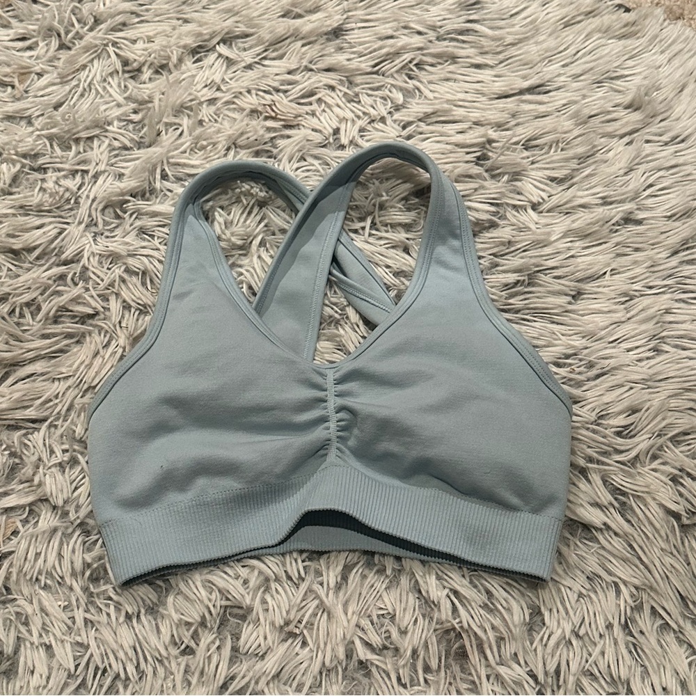 NWOT Blue Alphalete Amplify Sports Bra 🩵